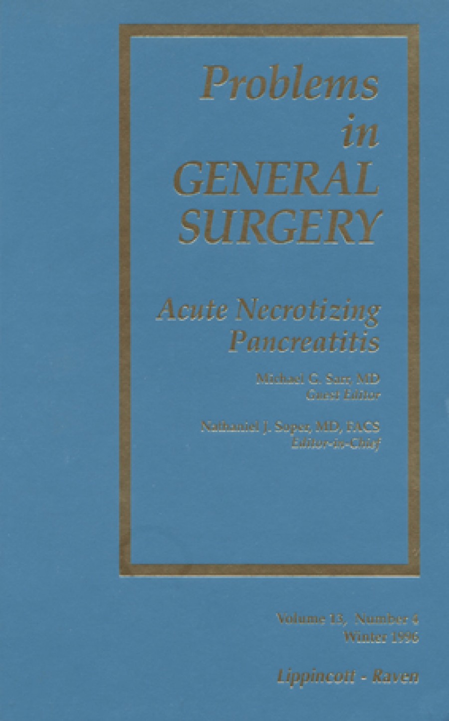 Problems in General Surgery